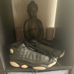 Jordan’s Black and Pink Sneakers